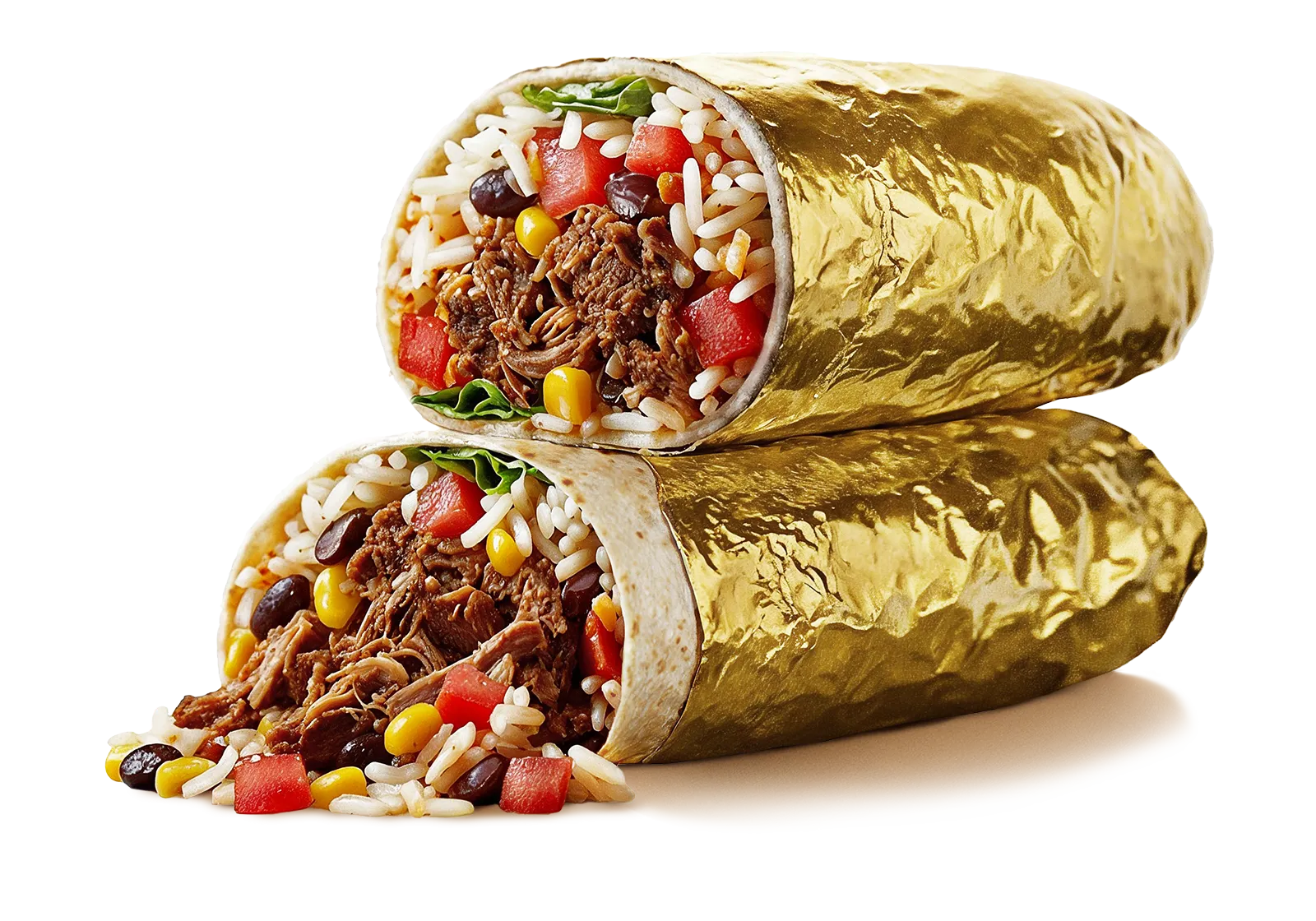 Grande barbacoa burrito